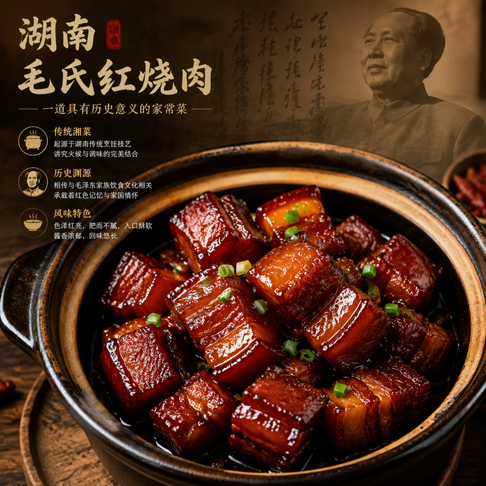 Mao's Red-Braised Pork - Traditional Hunan Hong Shao Rou