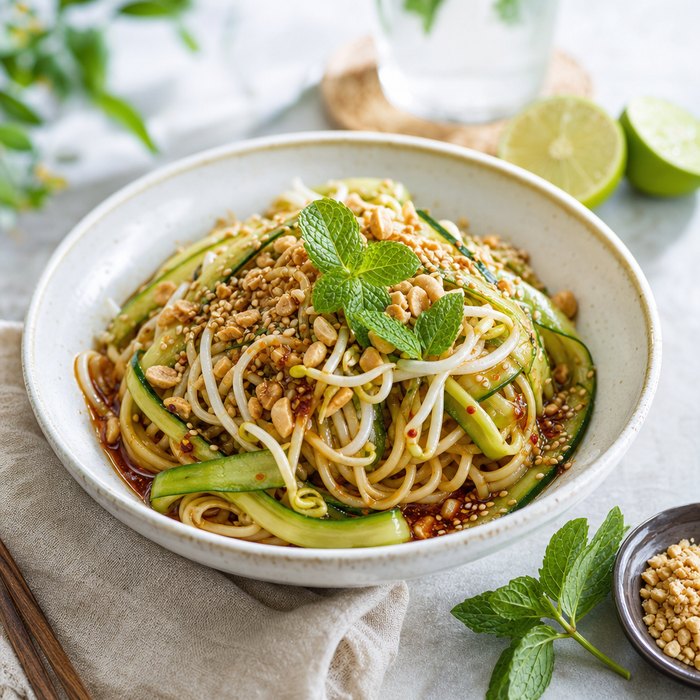 7 Refreshing Chinese Cold Noodle Recipes for UK Summer | 7款清爽中式凉面配方，英国夏日必备