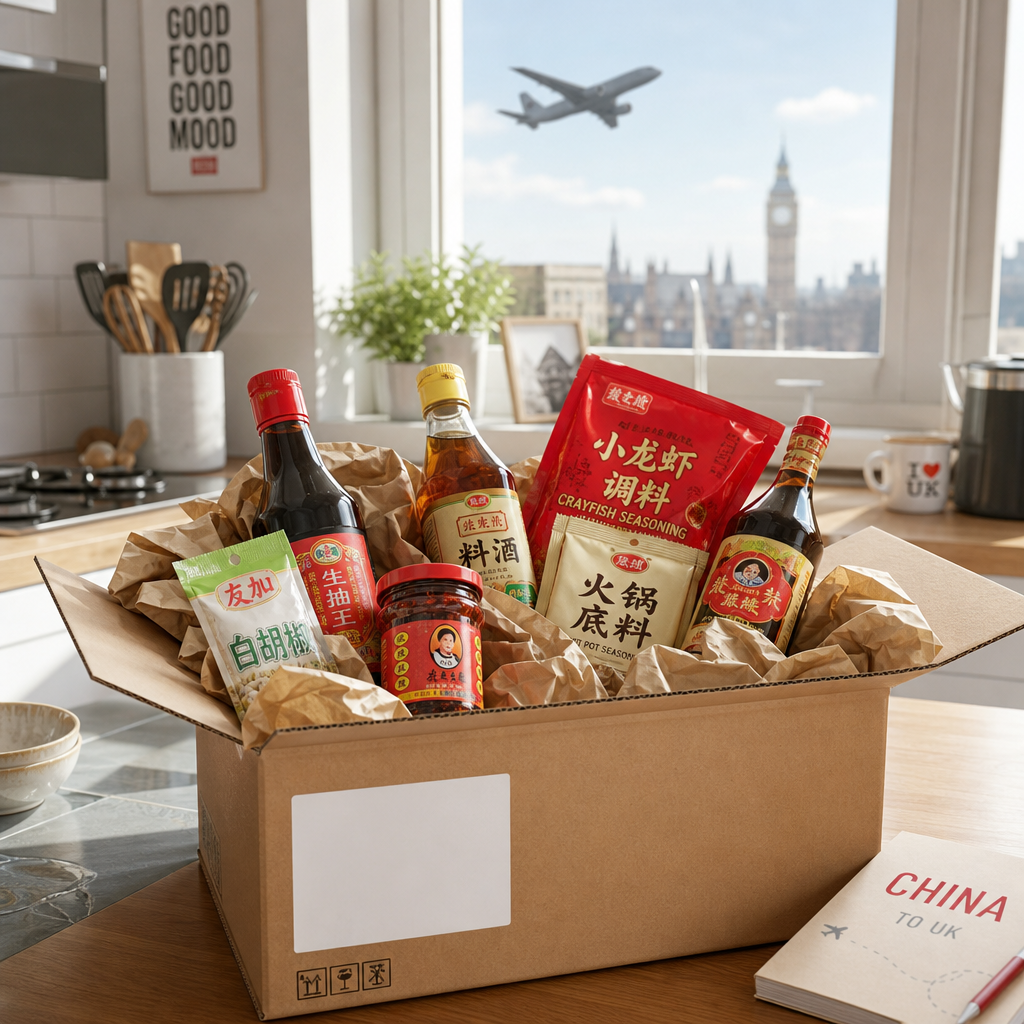 From China to Your UK Kitchen: How International Air Shipping Brings Home Flavors | 从中国到你的英国厨房：国际空运如何带来家乡风味