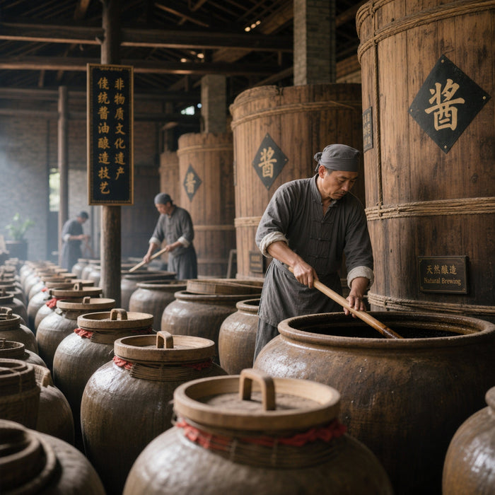 中国酱油的千年演变：从豆豉到现代酱油的传承 | The Thousand-Year Evolution of Chinese Soy Sauce