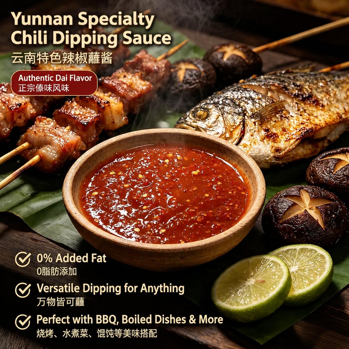 Yunnan Dai-Style Handmade Chili Sauce - detail view