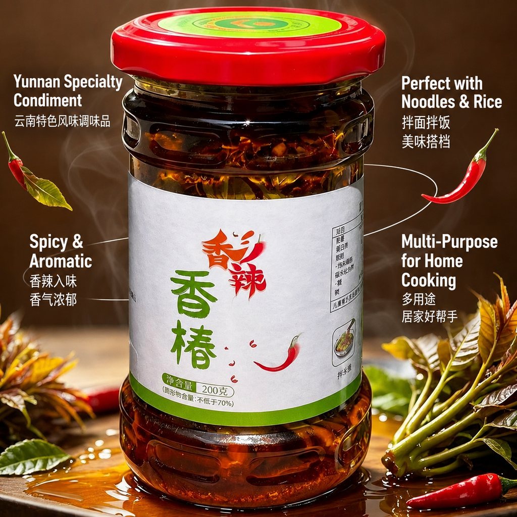 Yunnan Toon Leaf Sauce - detail view