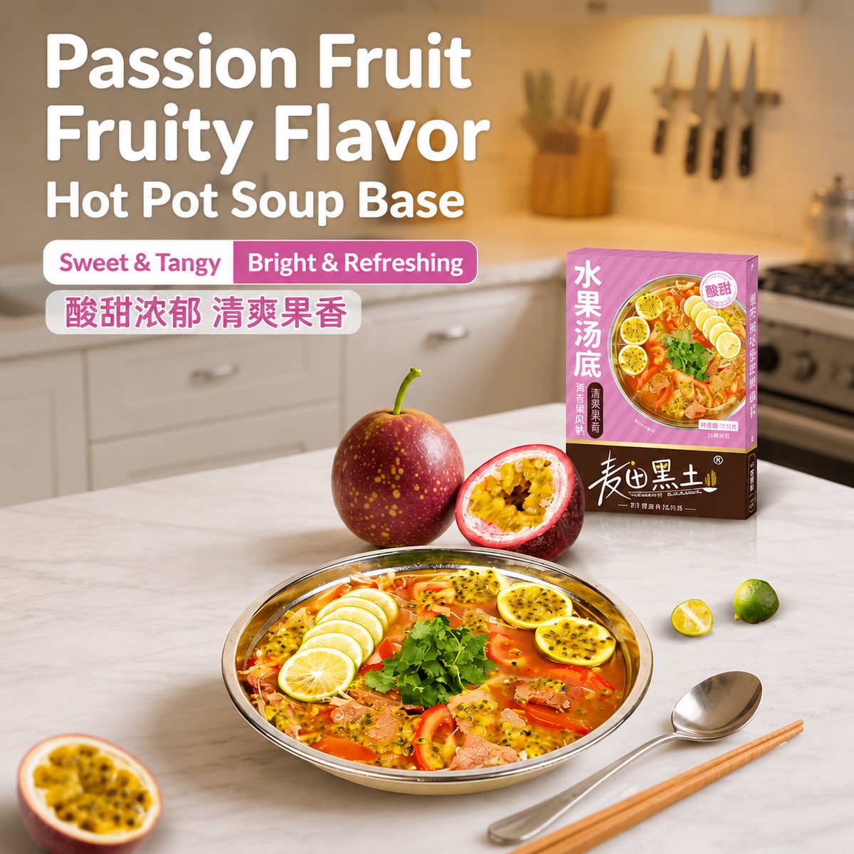 Passion Fruit Hot Pot Soup Base - usage suggestion