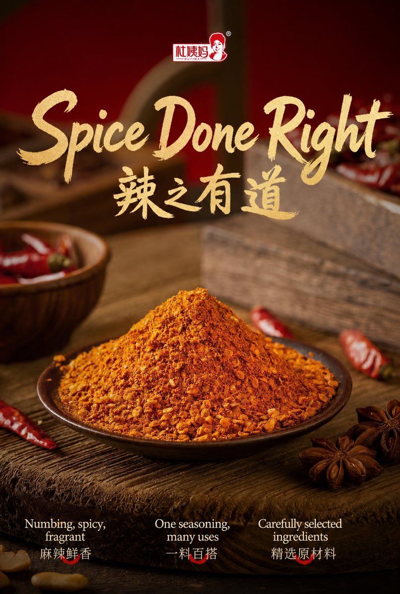 Guizhou DuYiMa Mala 1+2 Chili Powder - usage suggestion