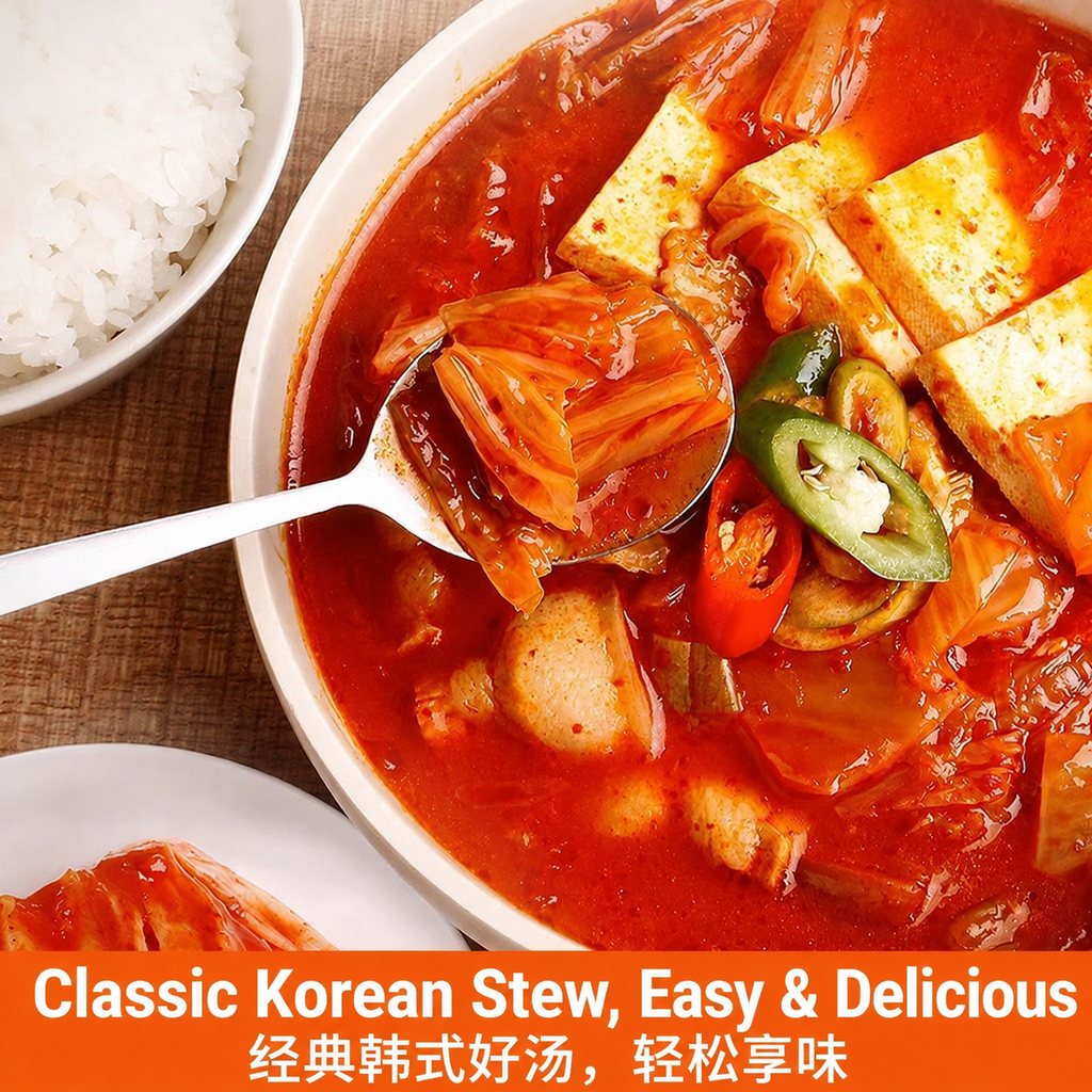Korean Kimchi Army Stew Hot Pot Base - ingredient information