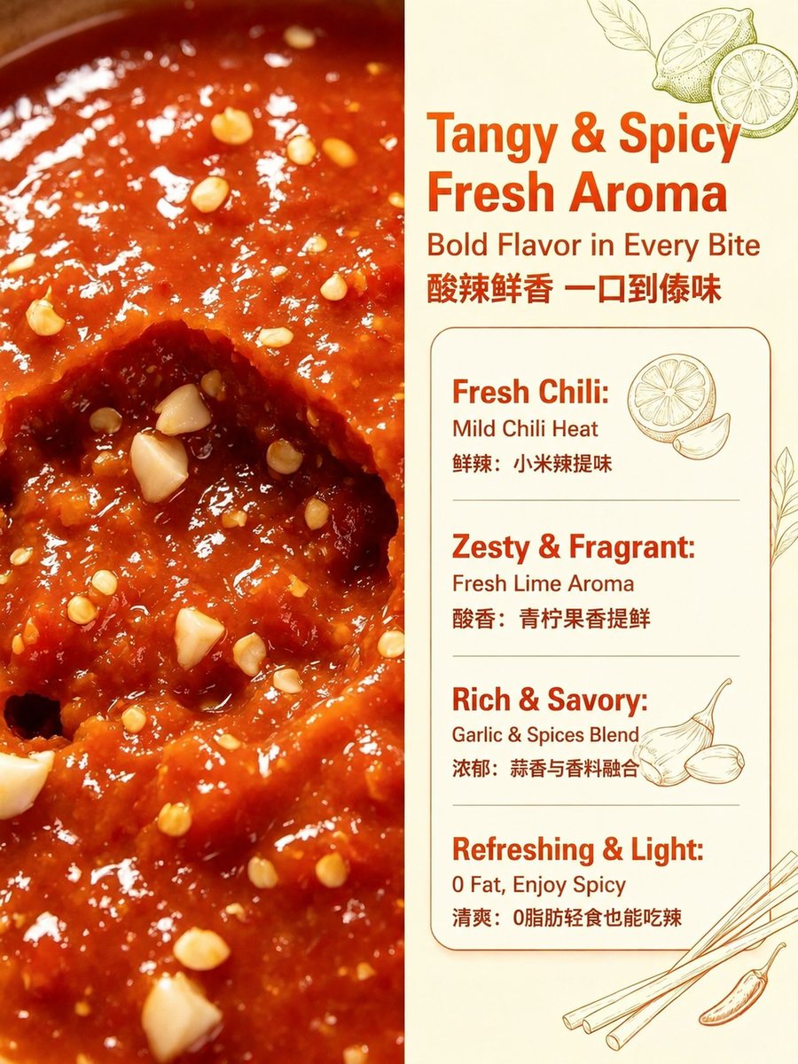 Yunnan Dai-Style Handmade Chili Sauce - ingredient information
