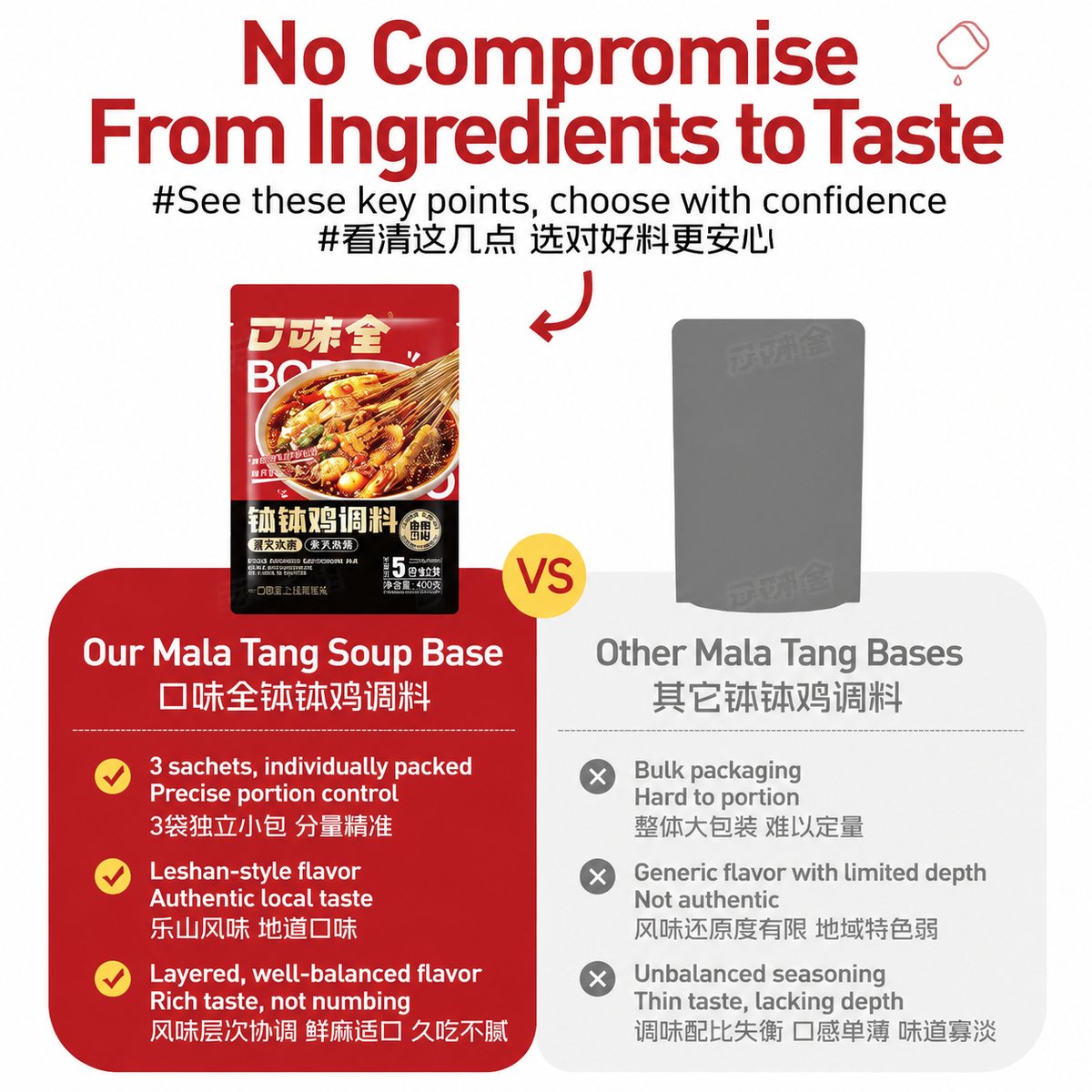 Sichuan Style Cold Skewers Spicy Broth Base - product packaging