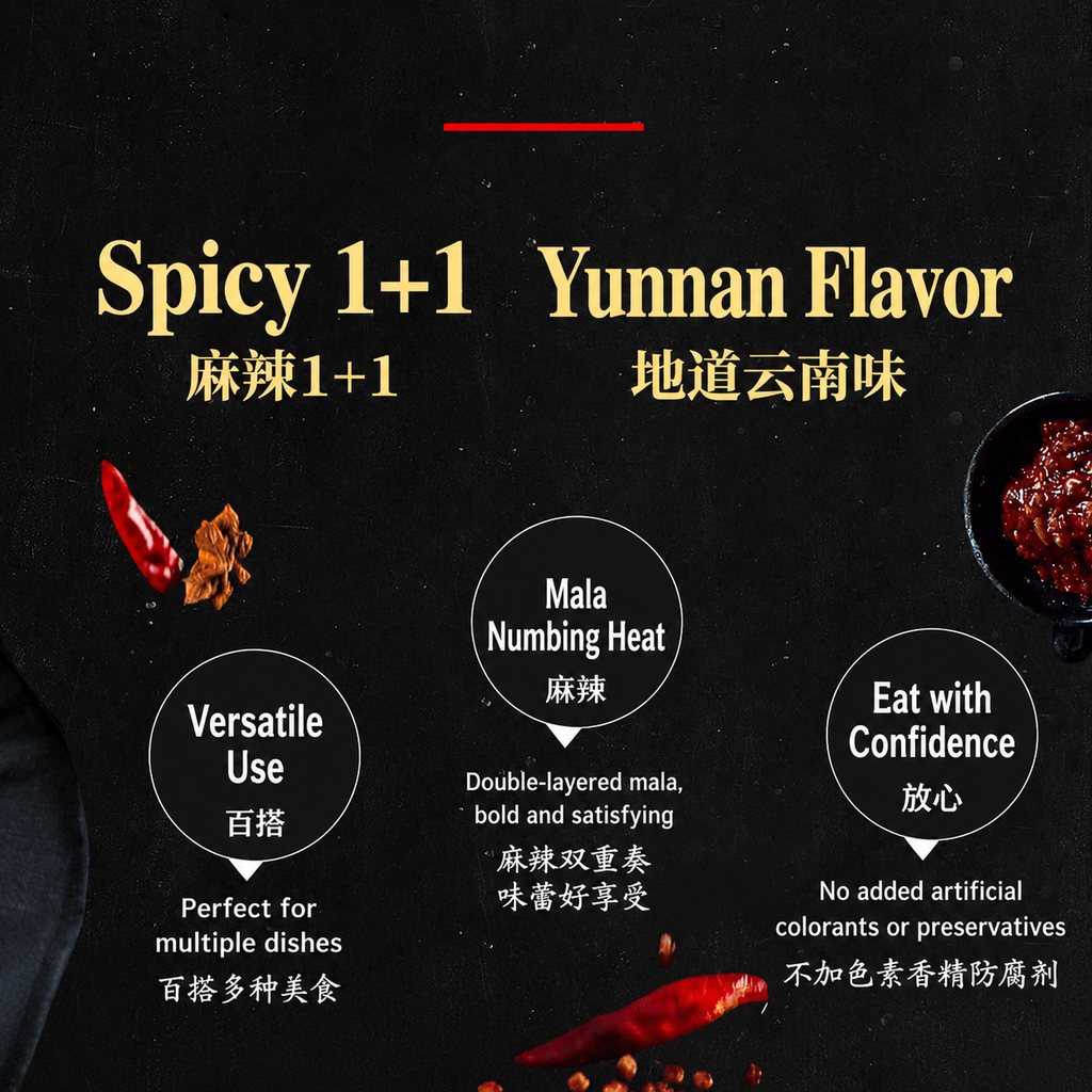 Guizhou Mala 1+1 Dipping Chili Powder - product packaging