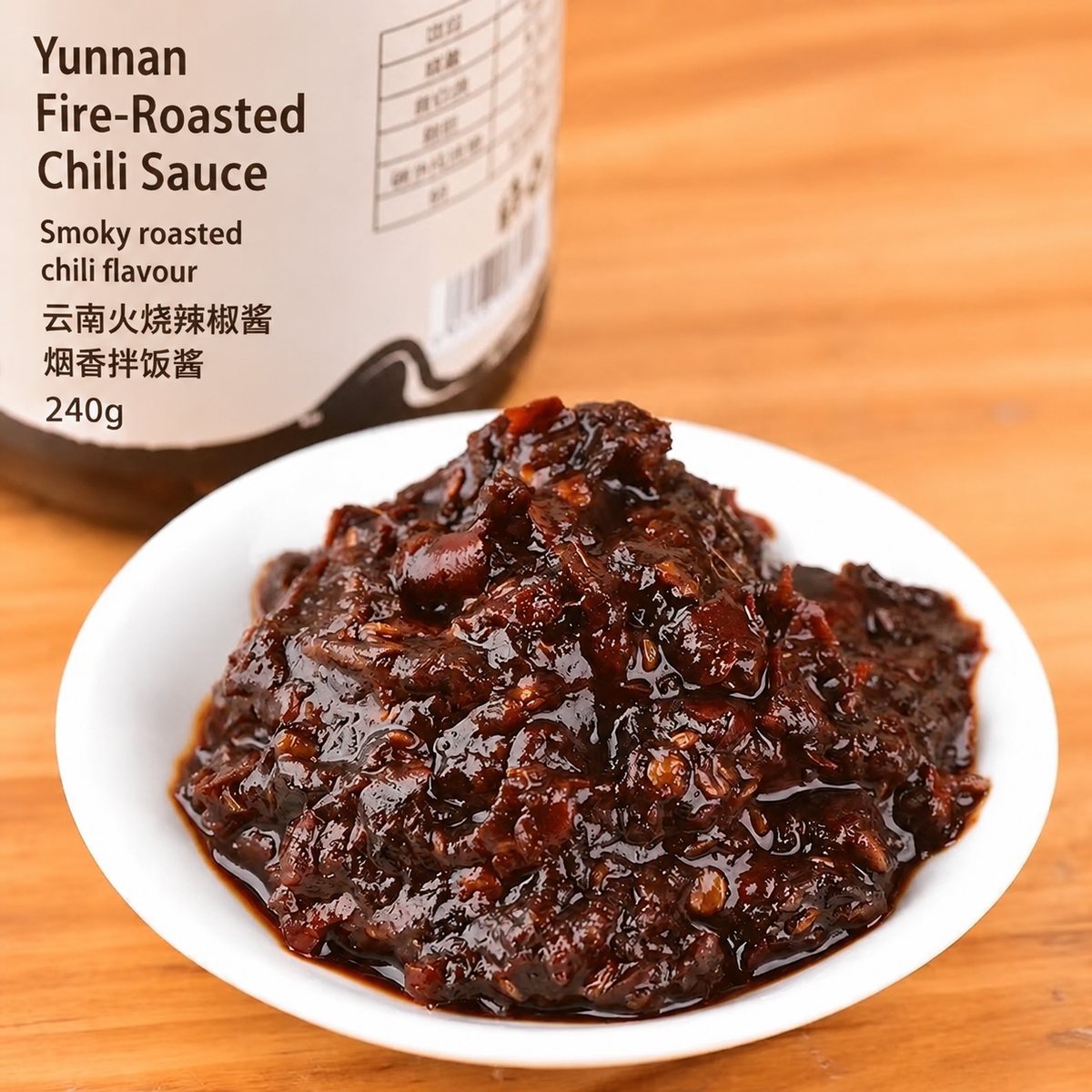 Yunnan Fire-Roasted Chili Sauce 240g - ingredient information