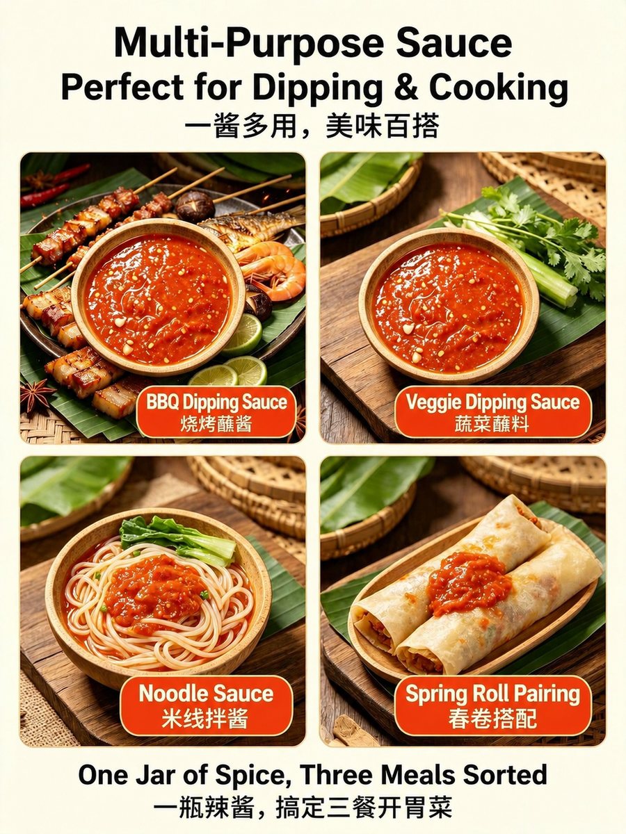 Yunnan Dai-Style Handmade Chili Sauce - detail view