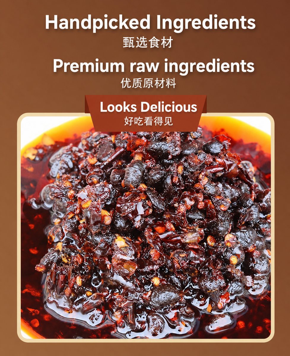 Guizhou Specialty Flavored Douchi - detail view
