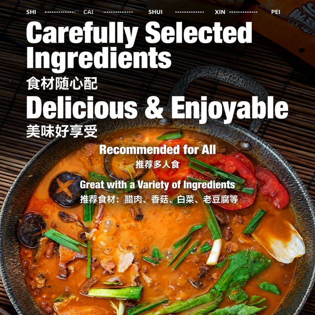 Guizhou Fermented Chili and Bean Hot Pot Base - detail view