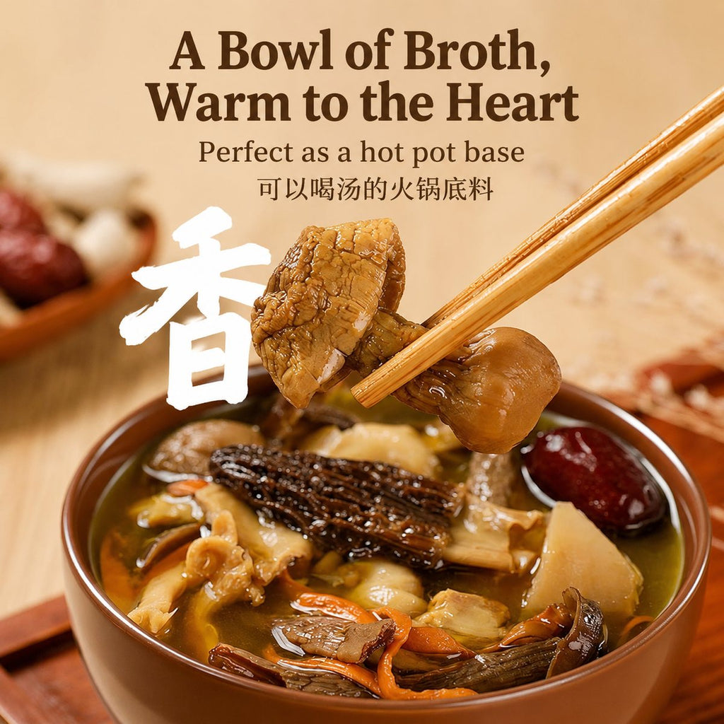 Clear Bone Broth Hot Pot Base - detail view