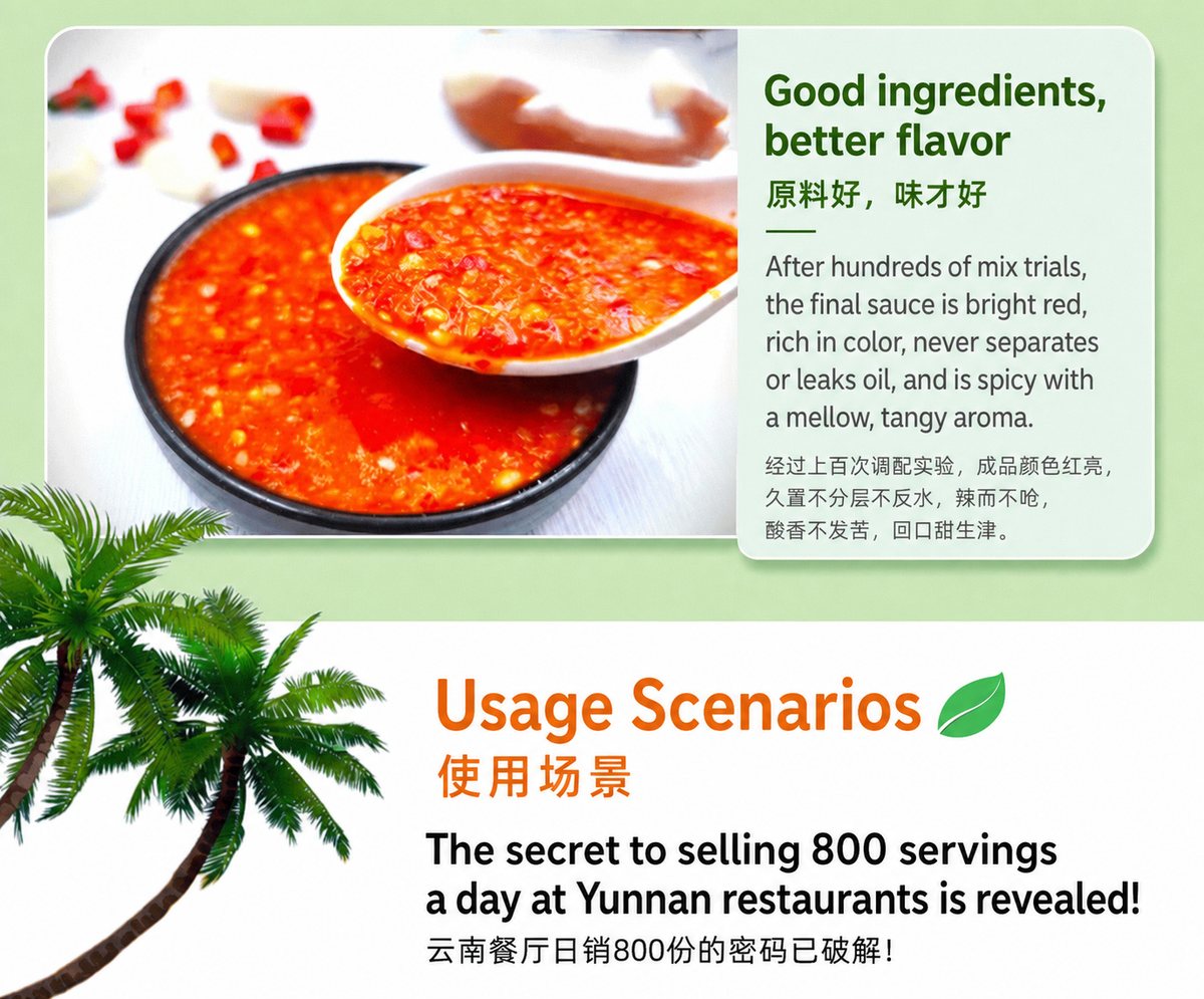 Yunnan Regional Specialty Sauce - usage suggestion