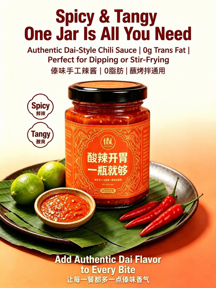 Yunnan Dai-Style Handmade Chili Sauce - usage suggestion