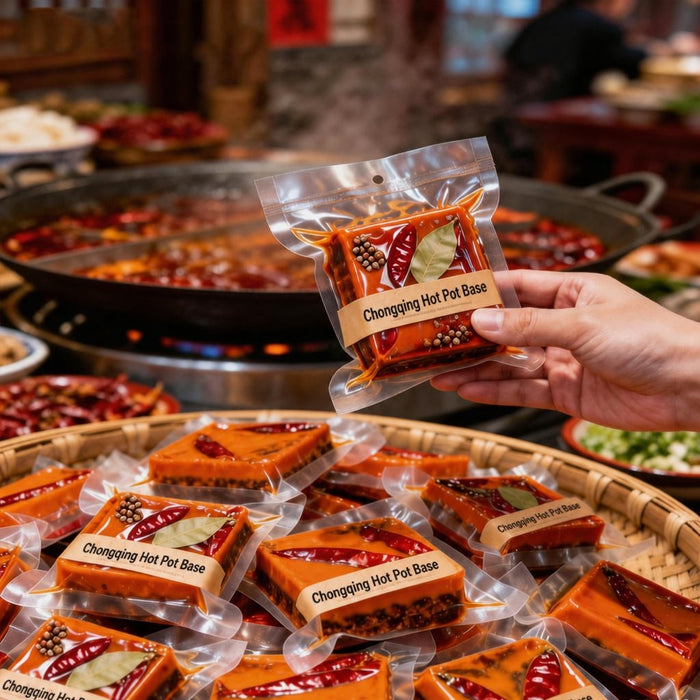 Spicy Chongqing Hot Pot Soup Base - Single-Serve Trial Pack