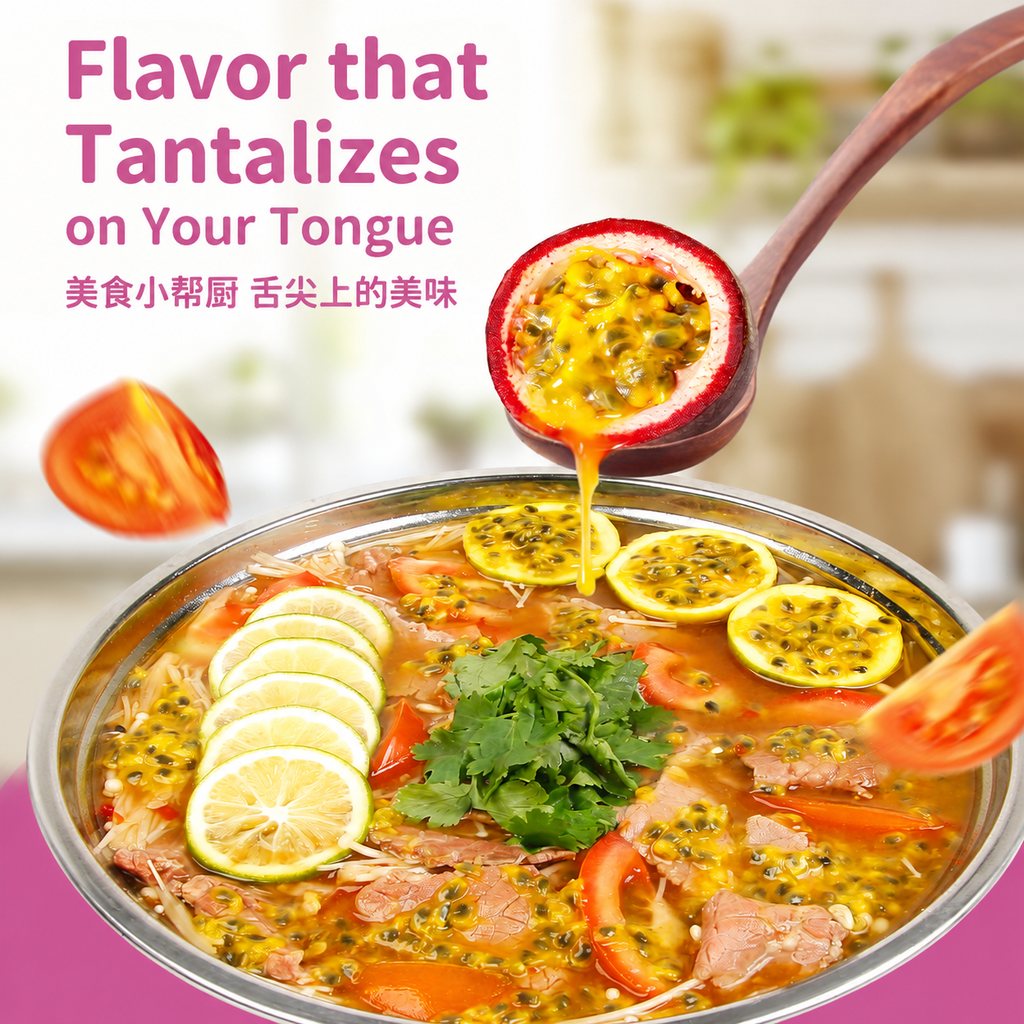 Passion Fruit Hot Pot Soup Base - ingredient information