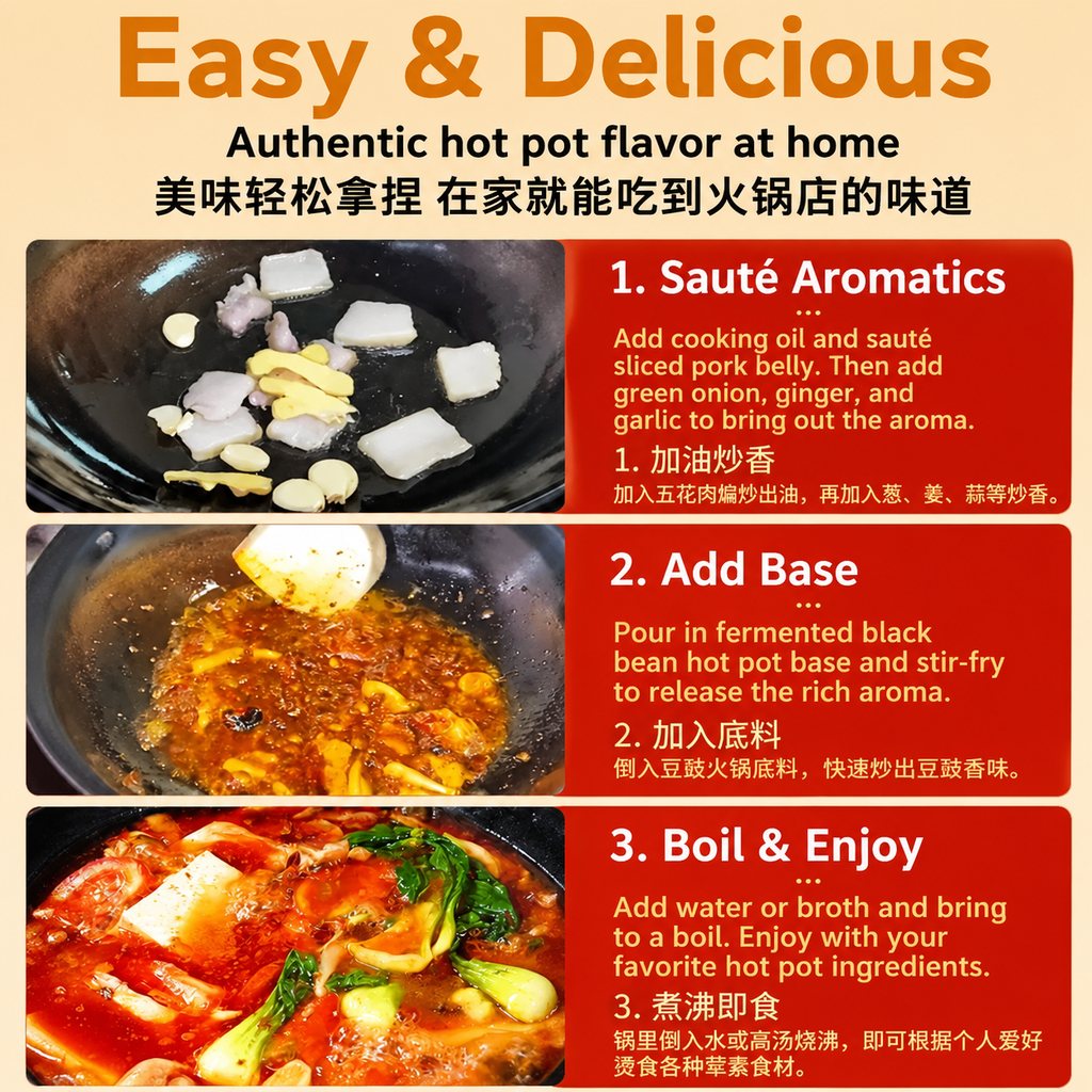 Guizhou Fermented Douchi Hot Pot Base - ingredient information