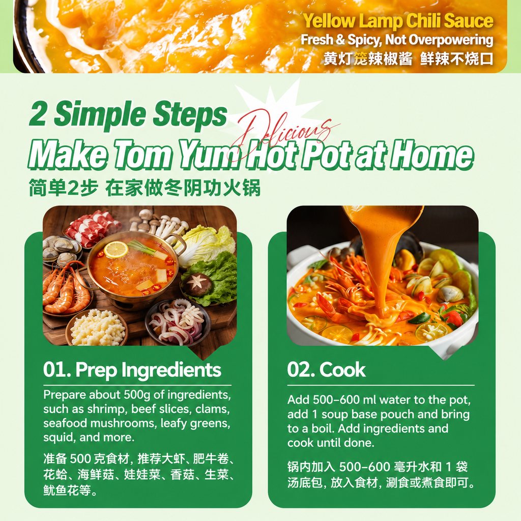 Thai Tom Yum Hot Pot Soup Base - ingredient information