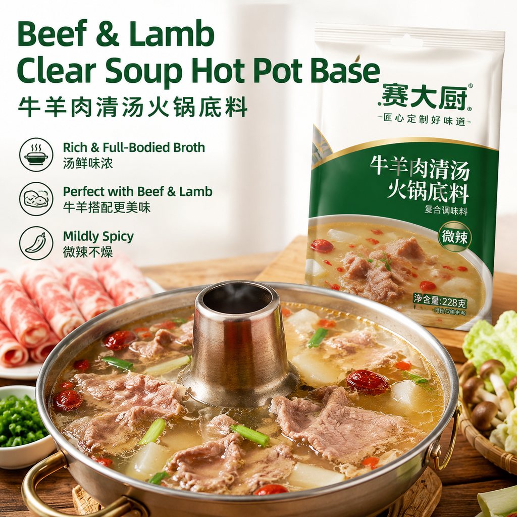 Beef and Lamb Clear Soup Hot Pot Base - product packaging