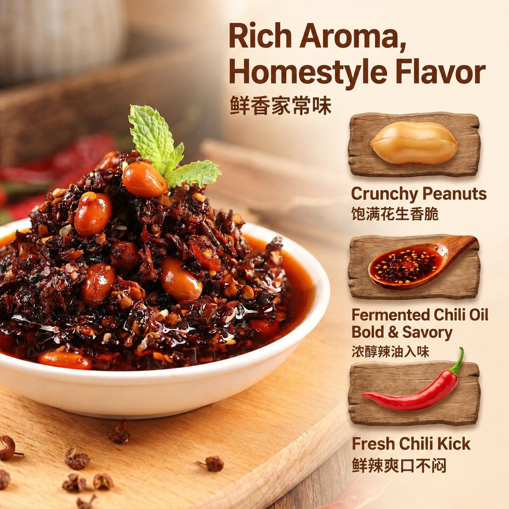 Guizhou Litsea Cubeba Preserved Chili in Oil - product packaging