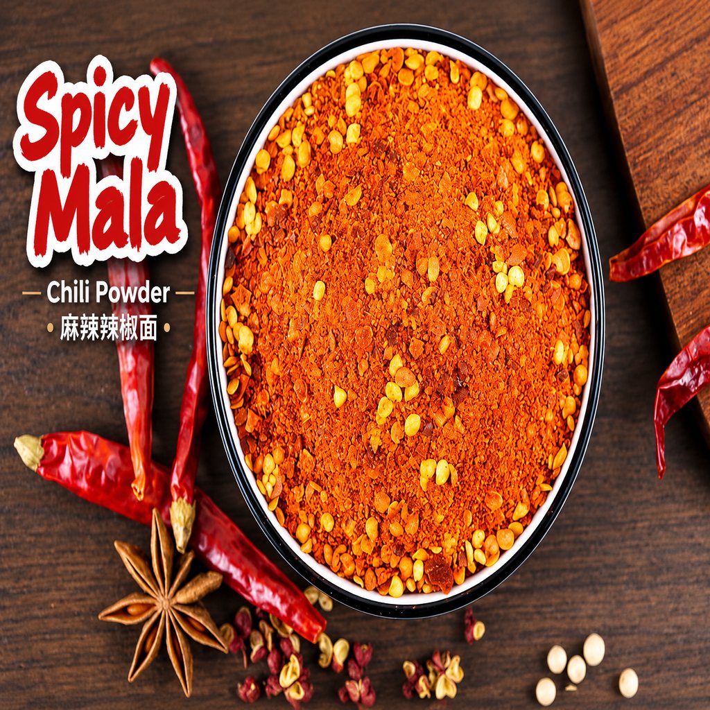 Guizhou Mala 1+1 Dipping Chili Powder - detail view