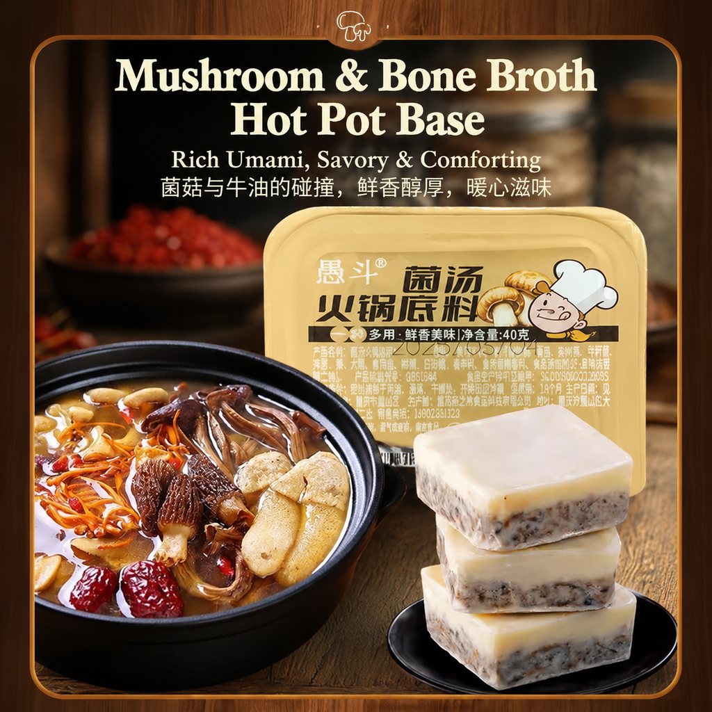 Clear Bone Broth Hot Pot Base - detail view