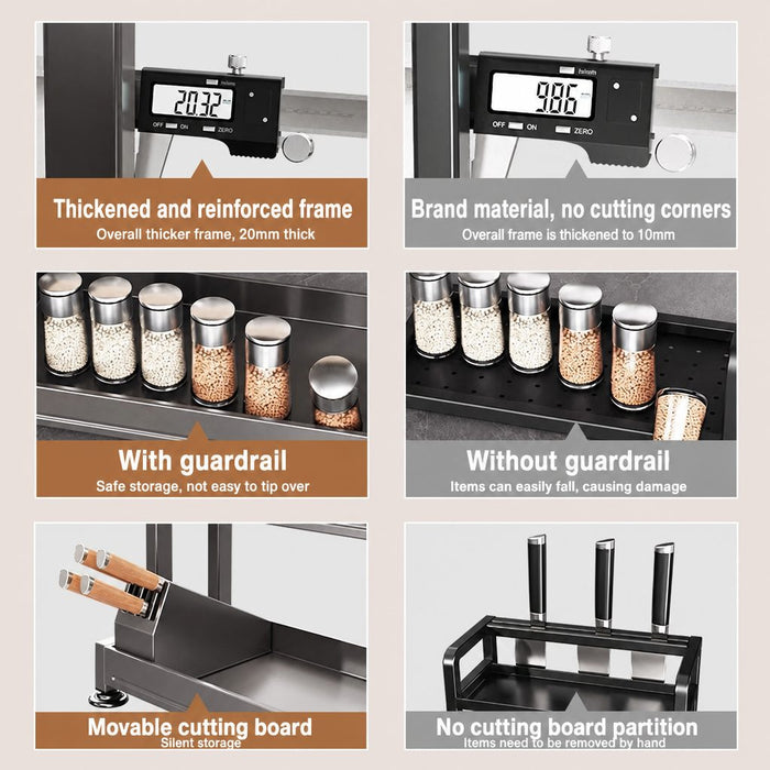 Cooker King Multi-Function Kitchen Organizer Rack | 炊大皇多功能厨房收纳架
