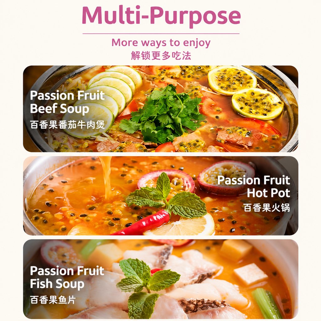 Passion Fruit Hot Pot Soup Base - usage suggestion