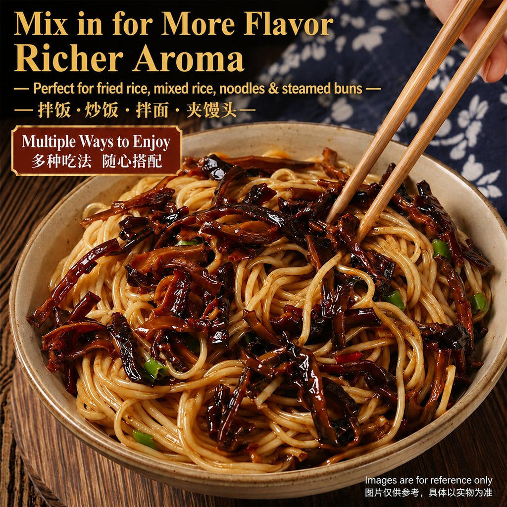 Yunnan Oil-Preserved Termitomyces Mushroom Sauce - usage suggestion