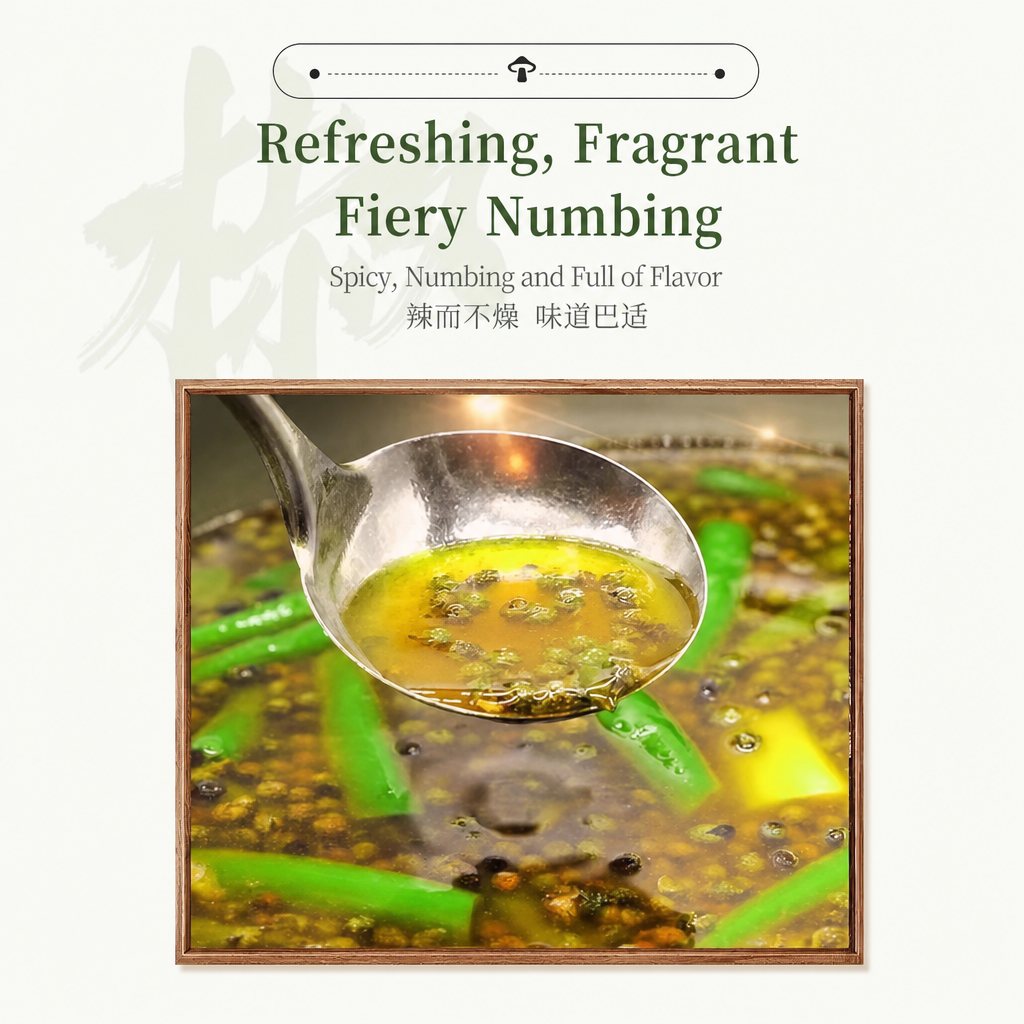 Chongqing Green Sichuan Pepper Hot Pot Base - usage suggestion
