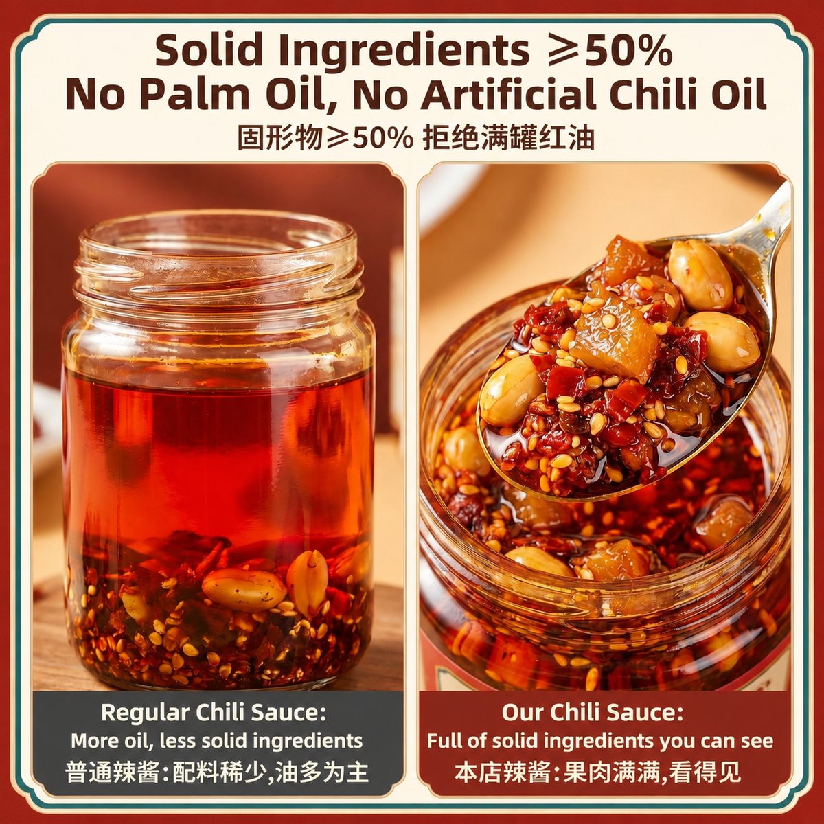 Guizhou Litsea Cubeba Preserved Chili in Oil - ingredient information