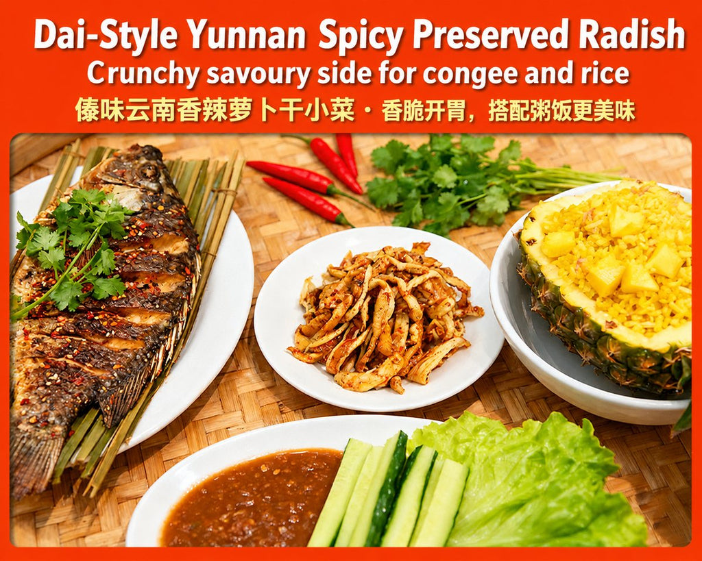 Dai-Style Yunnan Spicy Preserved Radish - ingredient information