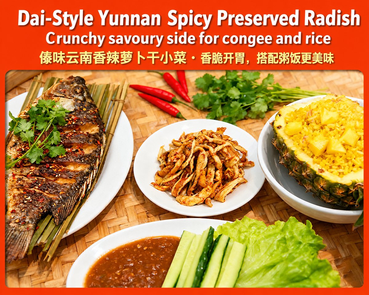 Dai-Style Yunnan Spicy Preserved Radish - ingredient information