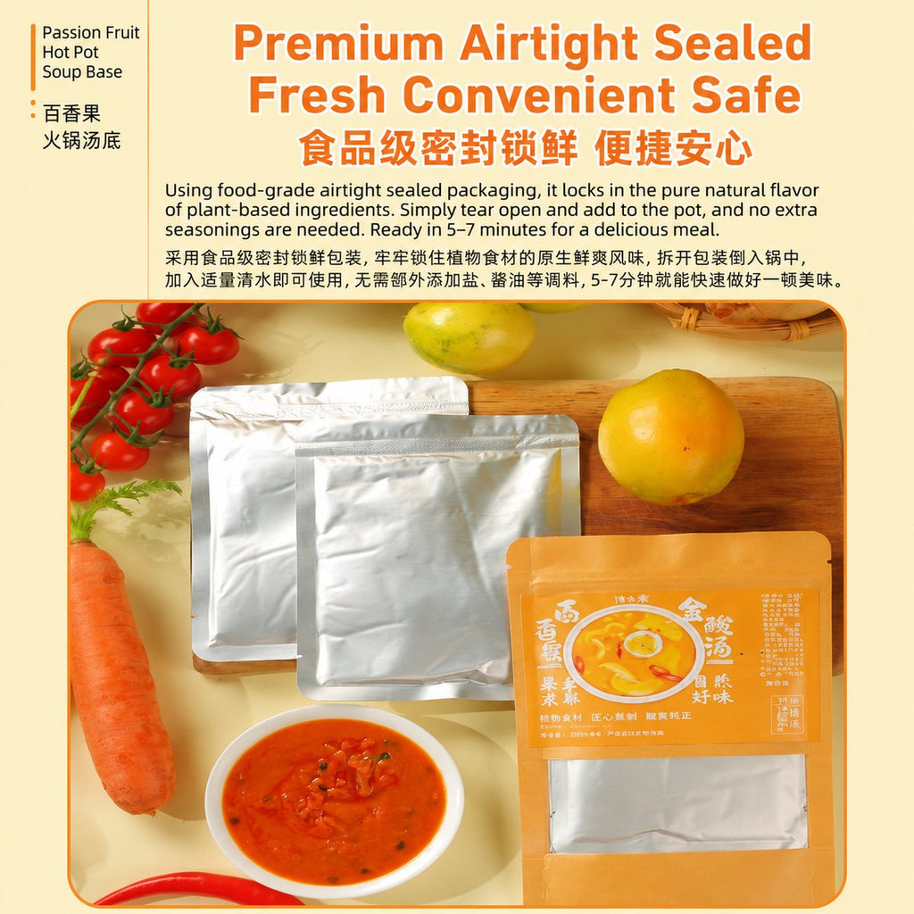 Passion Fruit Hot Pot Soup Base - ingredient information