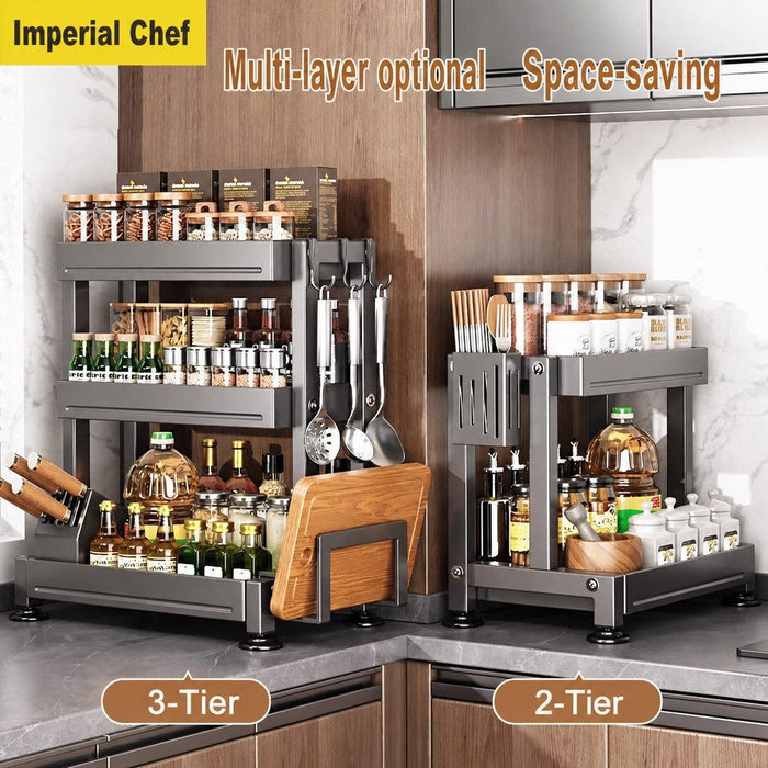 Cooker King Multi-Function Kitchen Organizer Rack | 炊大皇多功能厨房收纳架