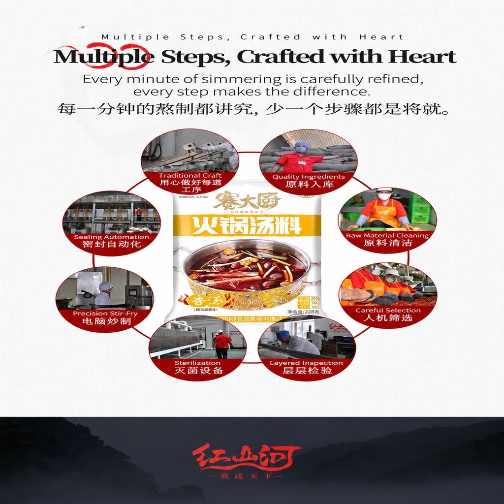 Beef and Lamb Clear Soup Hot Pot Base - usage suggestion