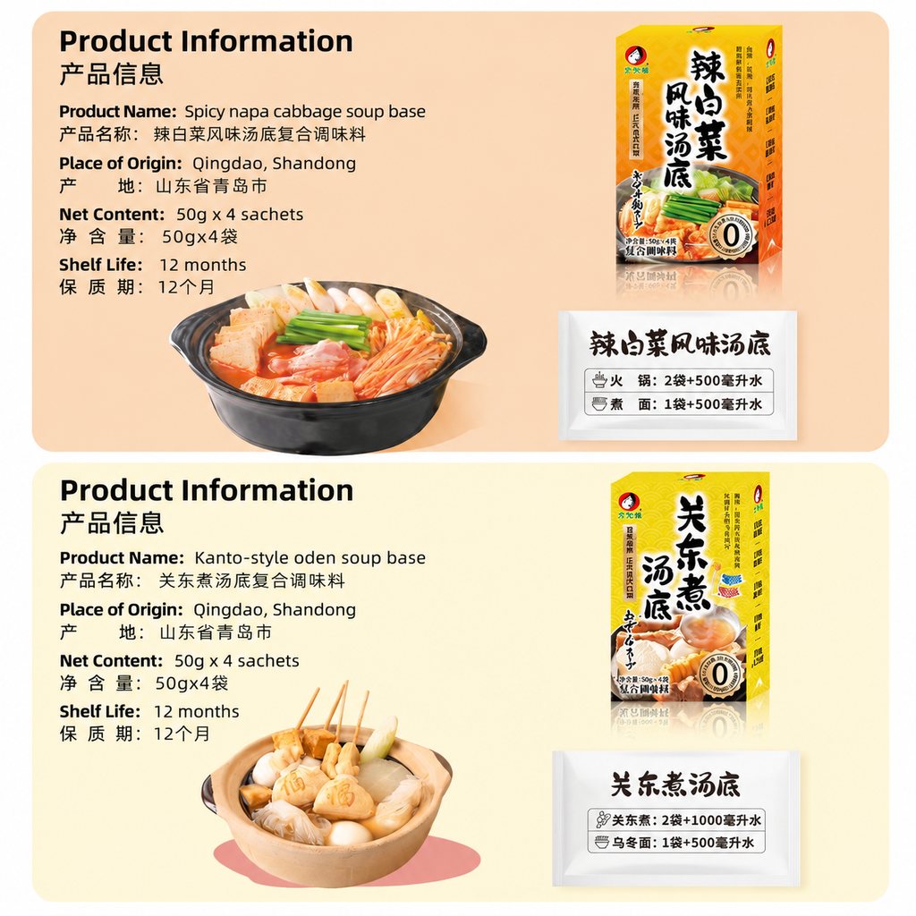 Japanese Oden Soup Base - ingredient information