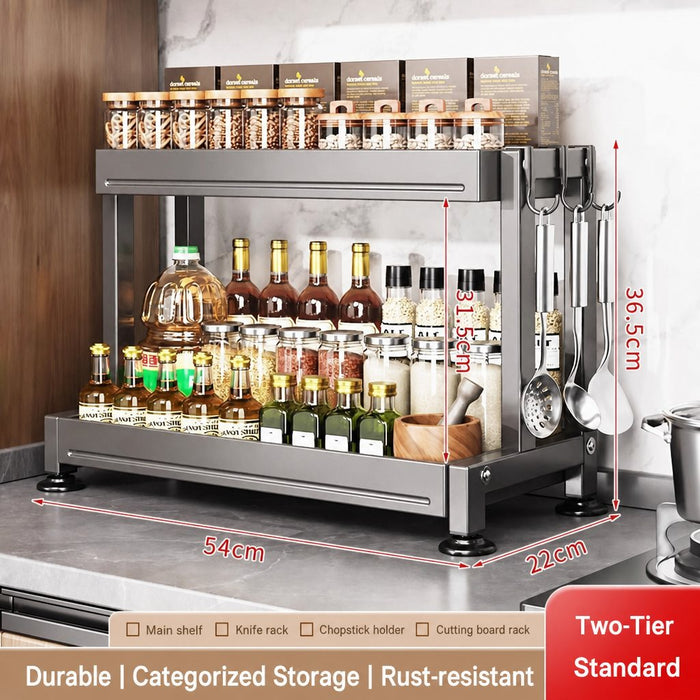 Cooker King Multi-Function Kitchen Organizer Rack | 炊大皇多功能厨房收纳架