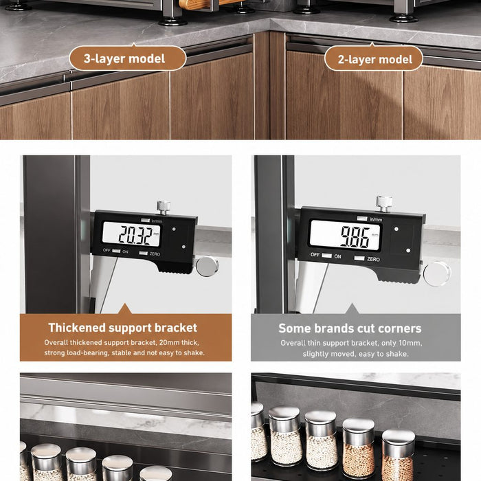 Cooker King Multi-Function Kitchen Organizer Rack | 炊大皇多功能厨房收纳架