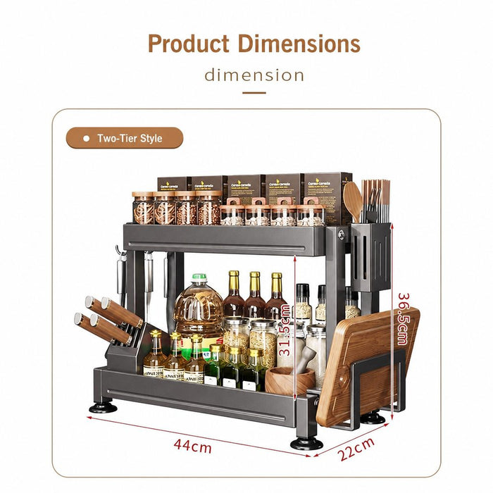 Cooker King Multi-Function Kitchen Organizer Rack | 炊大皇多功能厨房收纳架