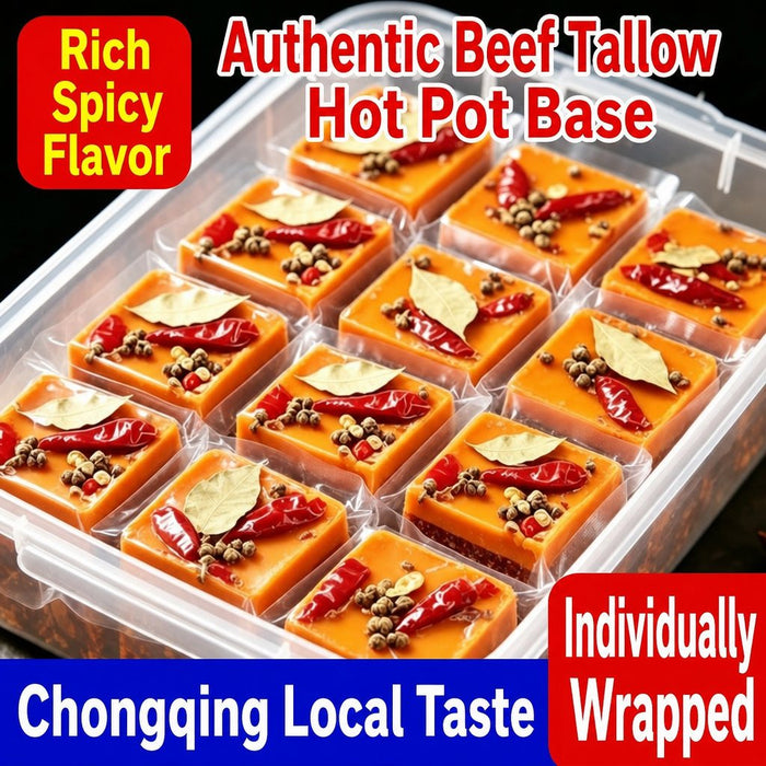Spicy Chongqing Hot Pot Soup Base - Single-Serve Trial Pack