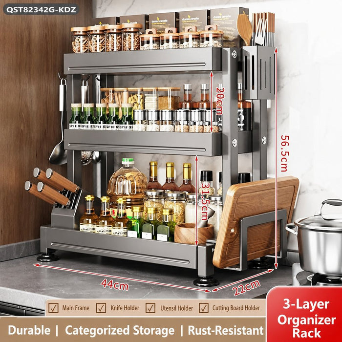 Cooker King Multi-Function Kitchen Organizer Rack | 炊大皇多功能厨房收纳架