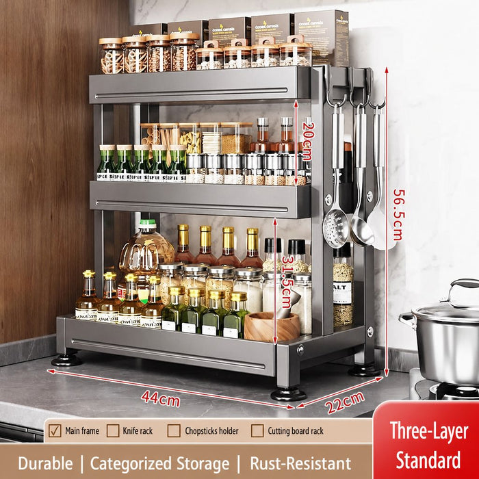Cooker King Multi-Function Kitchen Organizer Rack | 炊大皇多功能厨房收纳架