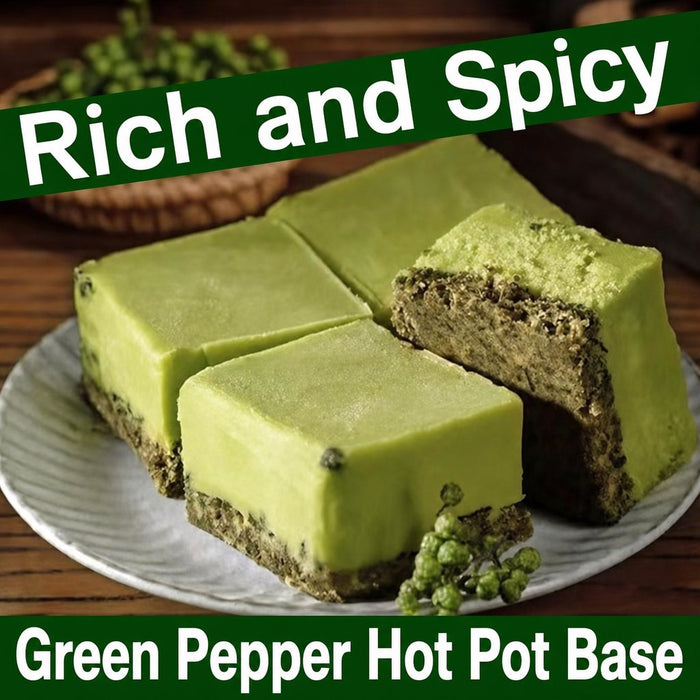 Single-Serve Green Pepper Hot Pot Soup Base for Easy Cooking