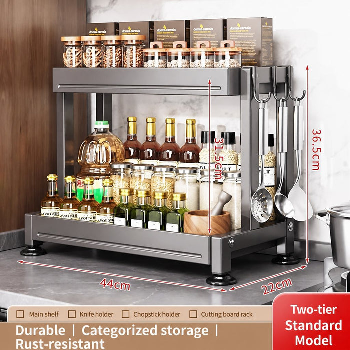Cooker King Multi-Function Kitchen Organizer Rack | 炊大皇多功能厨房收纳架
