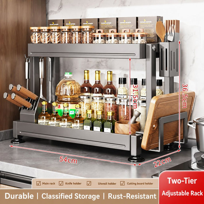Cooker King Multi-Function Kitchen Organizer Rack | 炊大皇多功能厨房收纳架