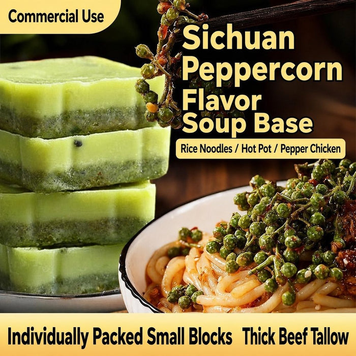 Single-Serve Green Pepper Hot Pot Soup Base for Easy Cooking