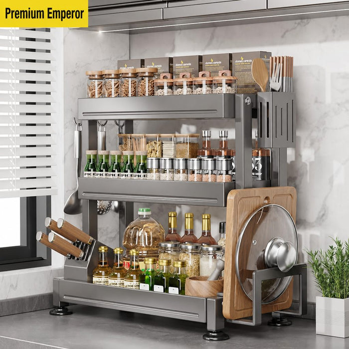 Cooker King Multi-Function Kitchen Organizer Rack | 炊大皇多功能厨房收纳架