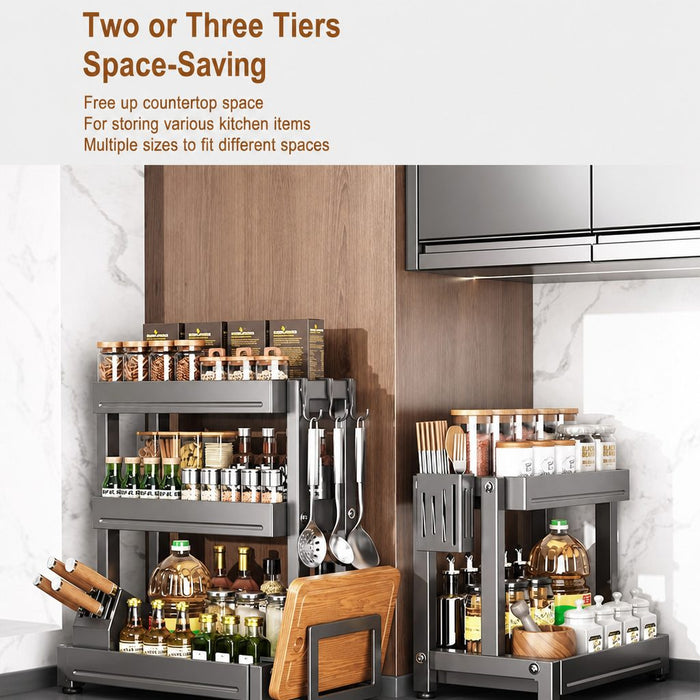 Cooker King Multi-Function Kitchen Organizer Rack | 炊大皇多功能厨房收纳架